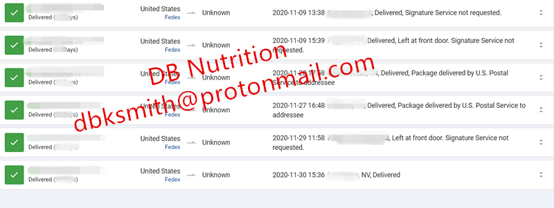 USA tracking number